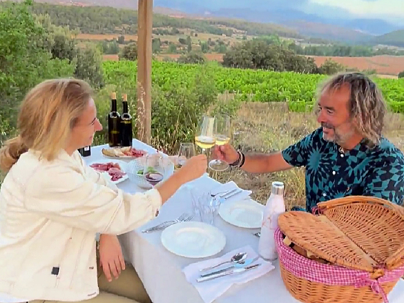 Visite guidée du vignoble et de la cave, dégustation de 4 vins et aliments en resturante ou en coin